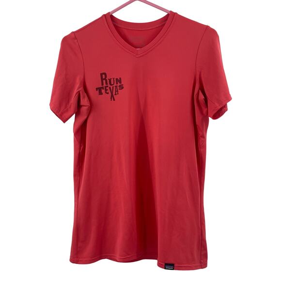 PATAGONIA Run Texas Capiline T-Shirt Size Small Womens Stretch Running Baselayer - Picture 1 of 10